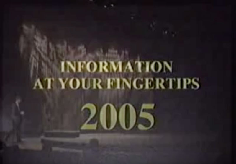 Information at Your Fingertips 2005 Keynote by Microsoft CEO Bill Gates.