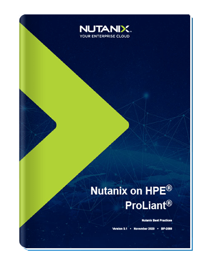 Nutanix on HPE® ProLiant®