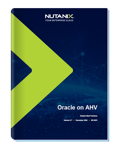 Oracle on AHV