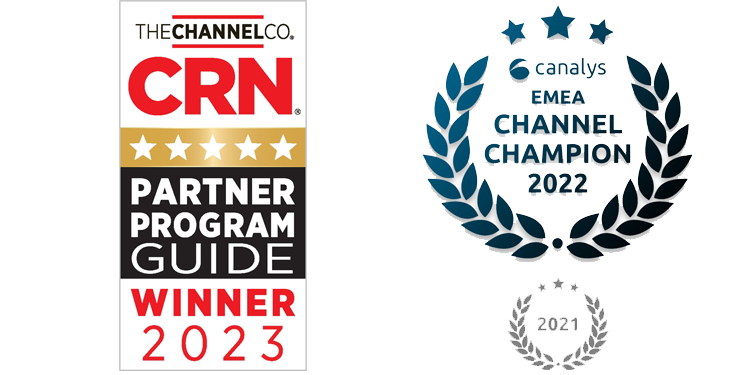 CRN Partner Program Guide Winner 2023 and EMEA Channel Champion 2022