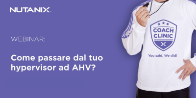 come passare dal tuo hypervisor ad AHV