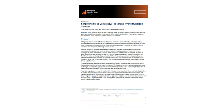 Simplifying Cloud Complexity: The Nutanix Hybrid Multicloud Solution