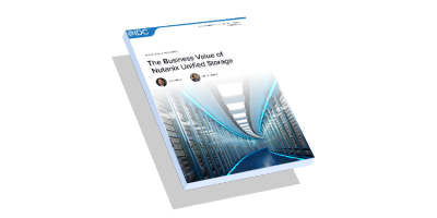 Whitepaper IDC sul valore di business di Nutanix Unified Storage