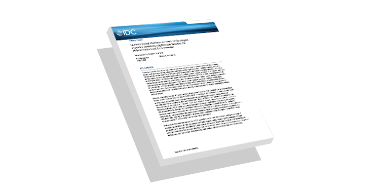 Application mobility IDC whitepaper cover
